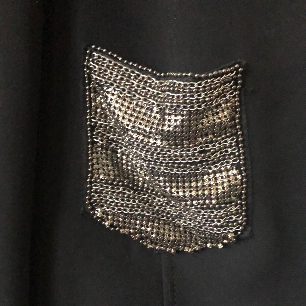Elegant Black Women's Jacket Cara Lotti Paris Size L View 2